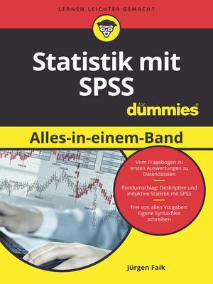 cover image of Statistik mit SPSS Alles in einem Band f&uuml;r Dummies